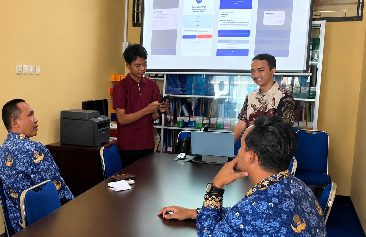 Alumni SMKN 1 Dukuhturi Kenalkan Examcoy, Aplikasi Pendukung Ujian Berbasis Android